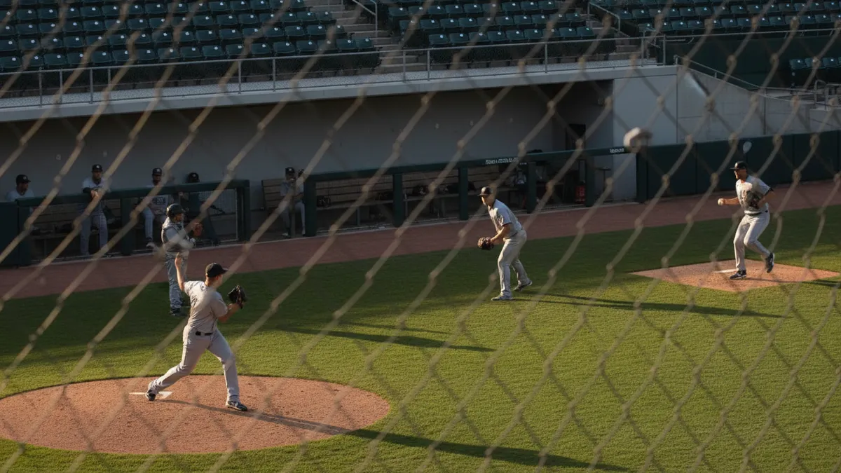 Lanzadores de relevo calentando en el bullpen de la MLB antes de entrar al juego.